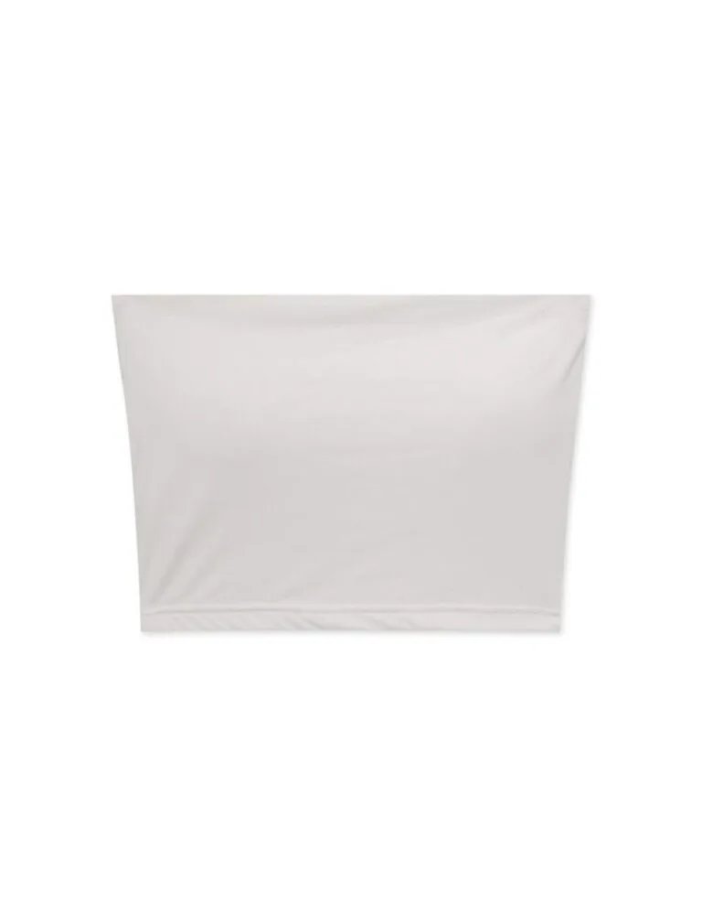 Flex Anti Slip Tube Bra Top white front