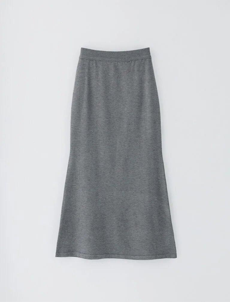 Mermaid Knit Dress grey front