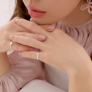 Sakura Secret Ring sliver front 1