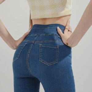 Breezy Cooling Slimming Jeans blue back