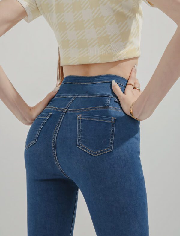 Breezy Cooling Slimming Jeans blue back