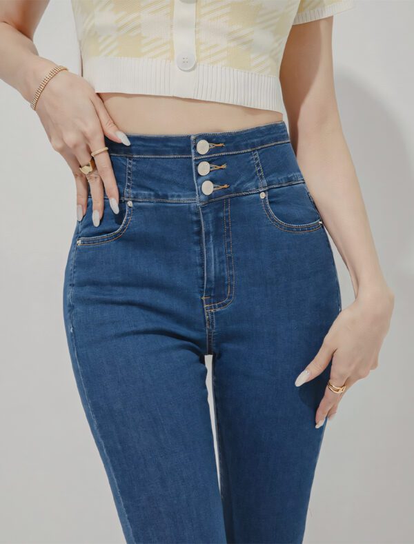 Breezy Cooling Slimming Jeans blue front 1