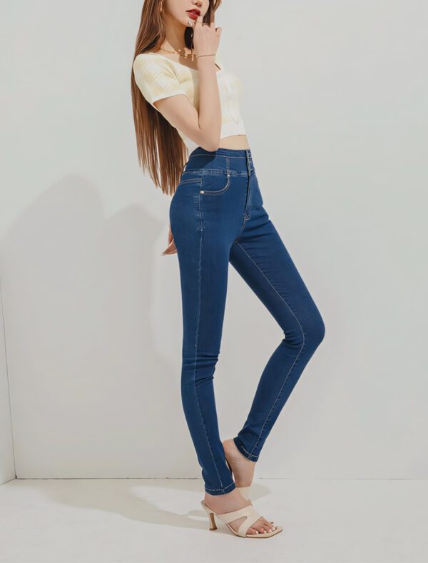 Breezy Cooling Slimming Jeans blue front 2
