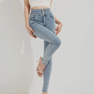 Breezy Cooling Slimming Jeans light blue front 1