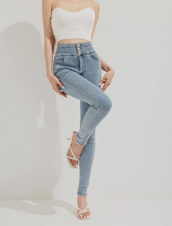 Breezy Cooling Slimming Jeans light blue front 1