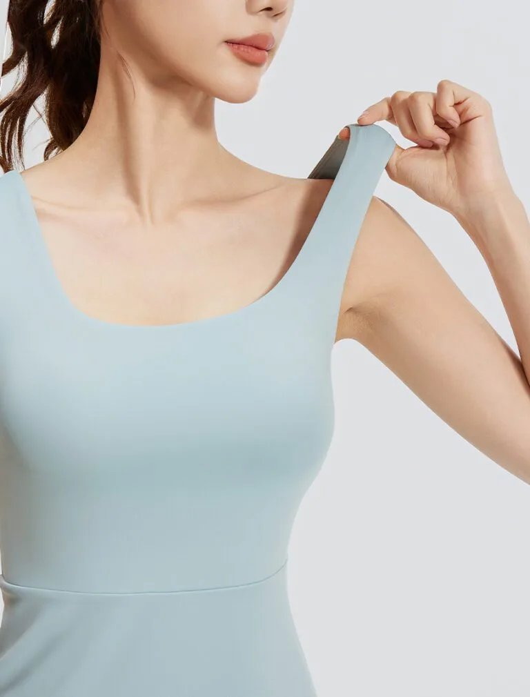One-Piece Sports Dress light blue detail