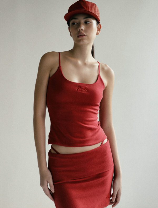 Badblood Beyond Soft Cami Tank red front 1
