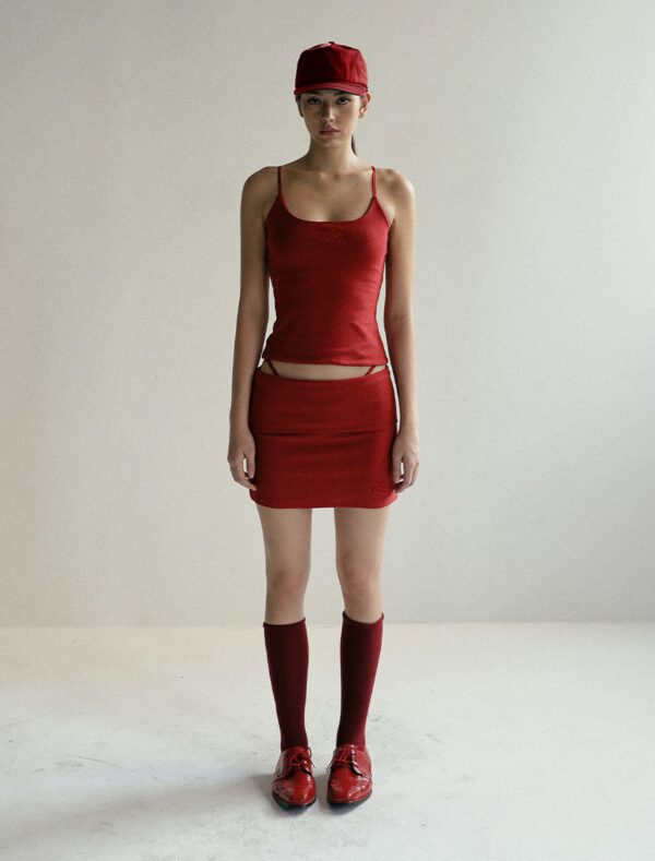Badblood Beyond Soft Cami Tank red front 2
