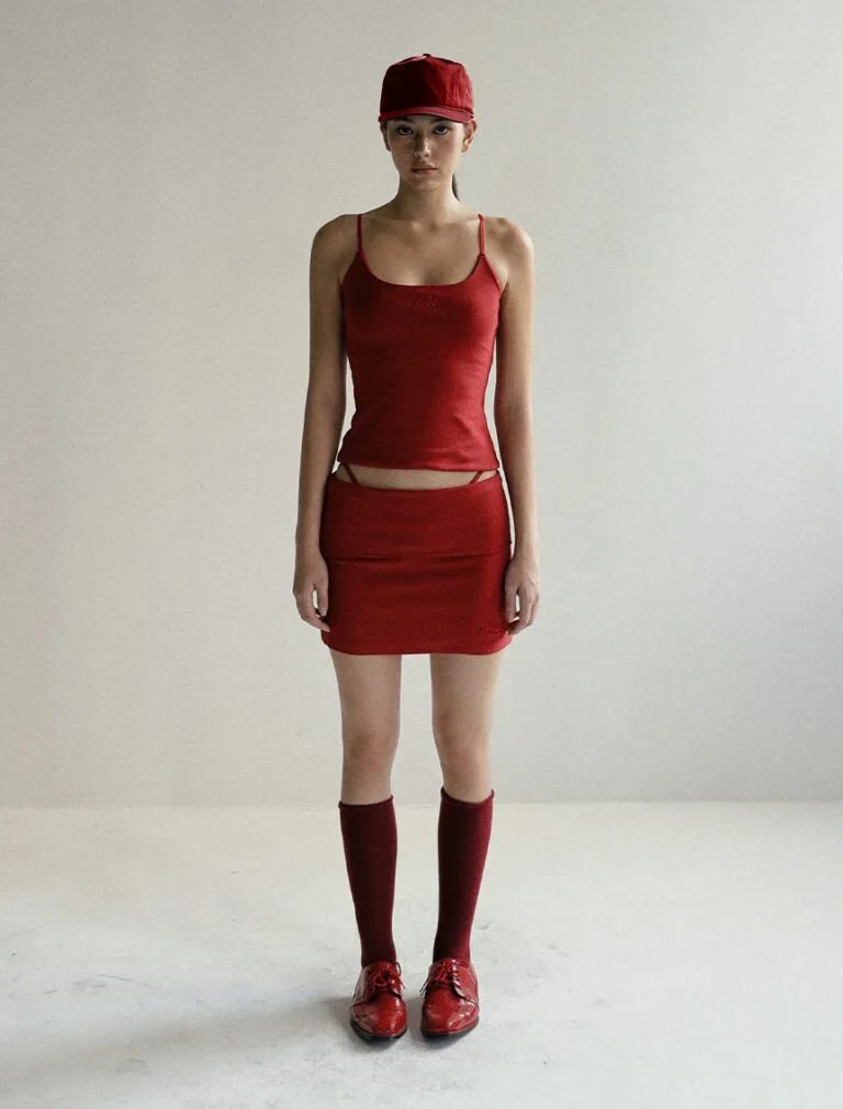 Badblood Beyond Soft Cami Tank red front 2