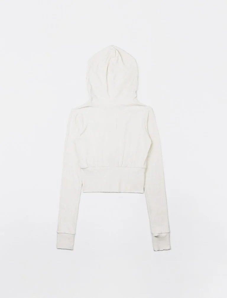 Badblood Beyond Soft Hood Zip-Up Slim Fit white back