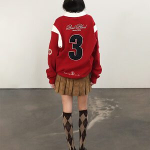 Badblood Saint Blood Rugby Shirt red back