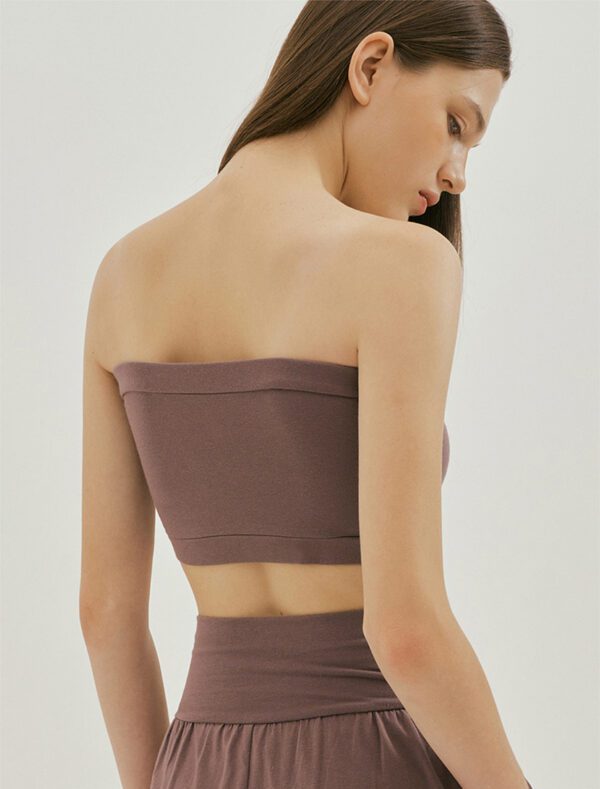 Ballet Bra Top burgundy back
