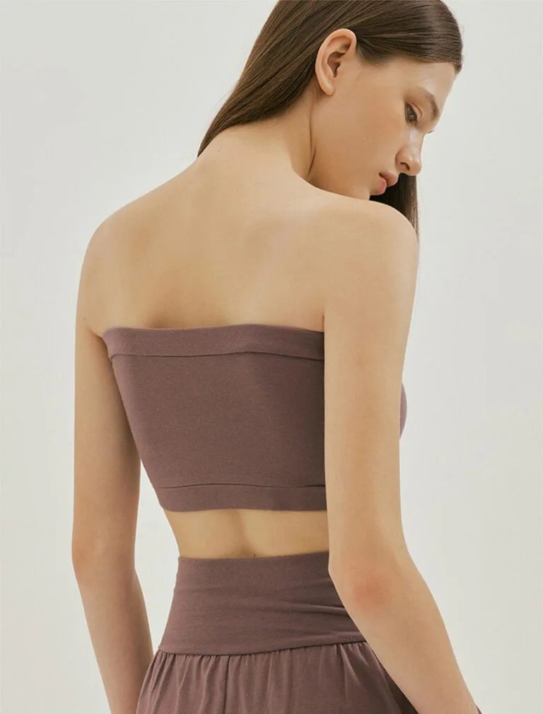 Ballet Bra Top burgundy back
