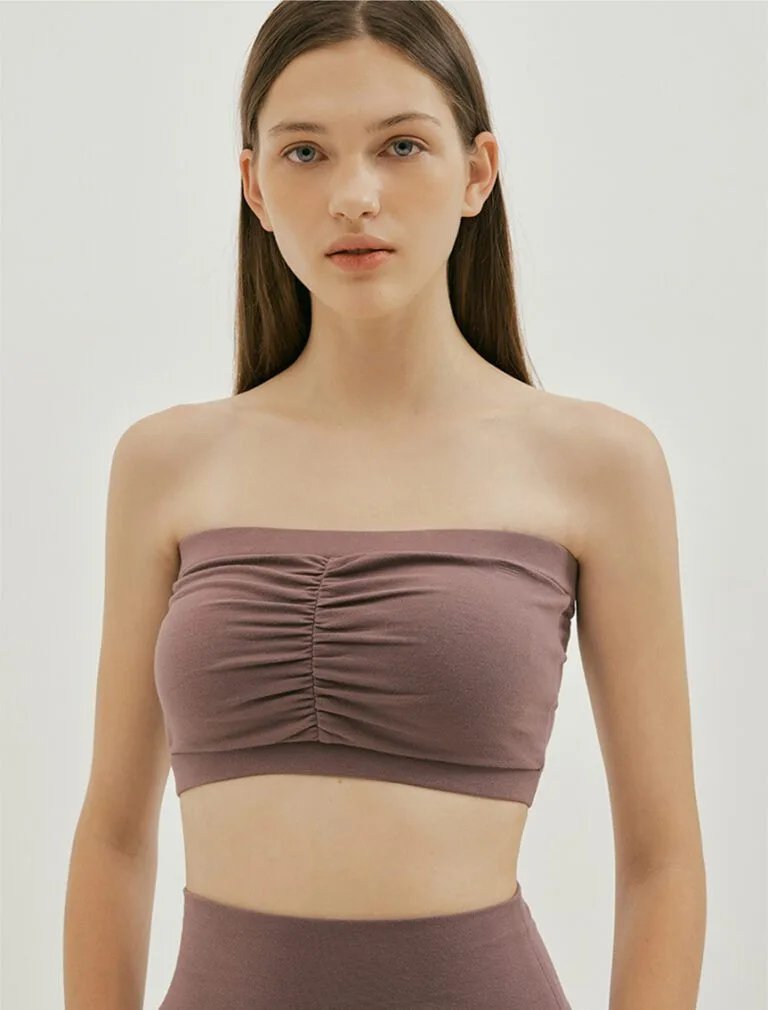 Ballet Bra Top burgundy front 1