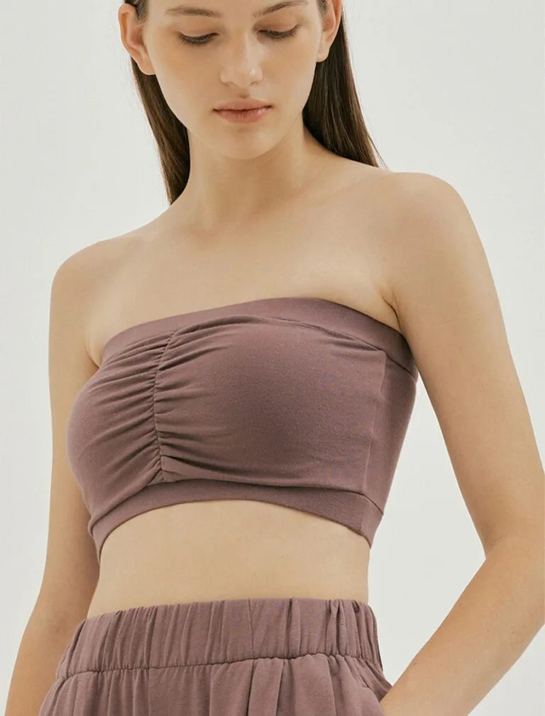 Ballet Bra Top burgundy front