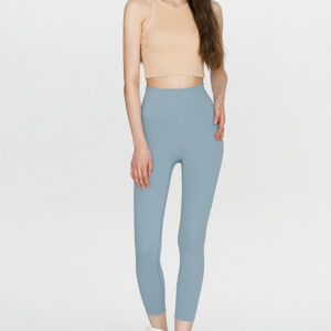 High-rise legging blue front 1