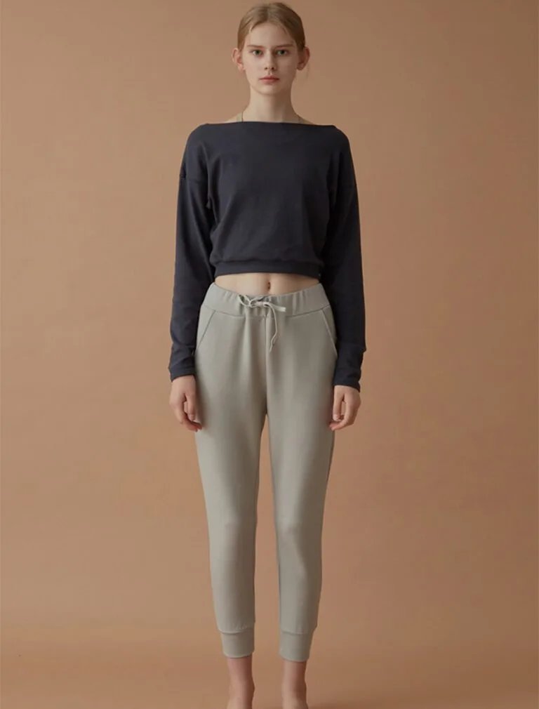 Reversible Athleisure Top Dark grey fr