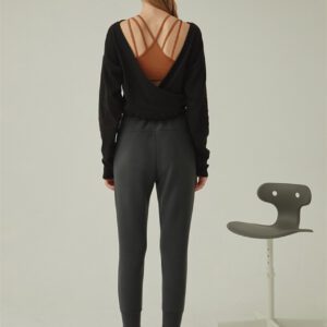 Reversible Athleisure Top black back