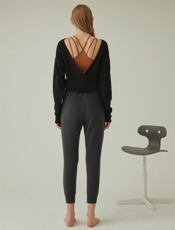 Reversible Athleisure Top black back