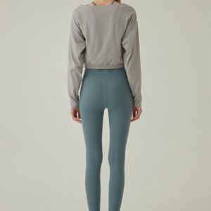 Reversible Athleisure Top grey back