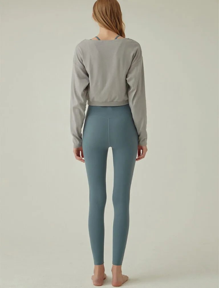 Reversible Athleisure Top grey back