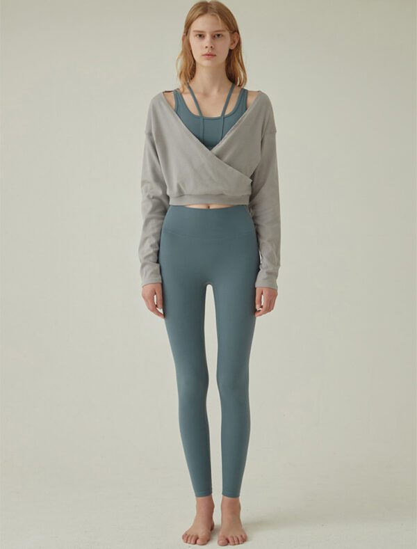 Reversible Athleisure Top grey front