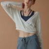 Reversible Athleisure Top white front 1