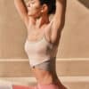 Serenity Sports Bra milky white front