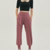 Studio Joggers burgundy front