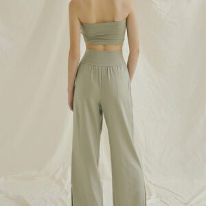 Studio pants avocado back