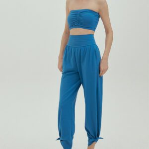 Studio pants blue front