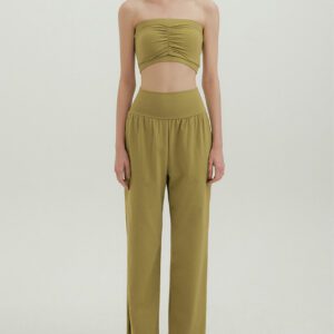 Studio pants green front