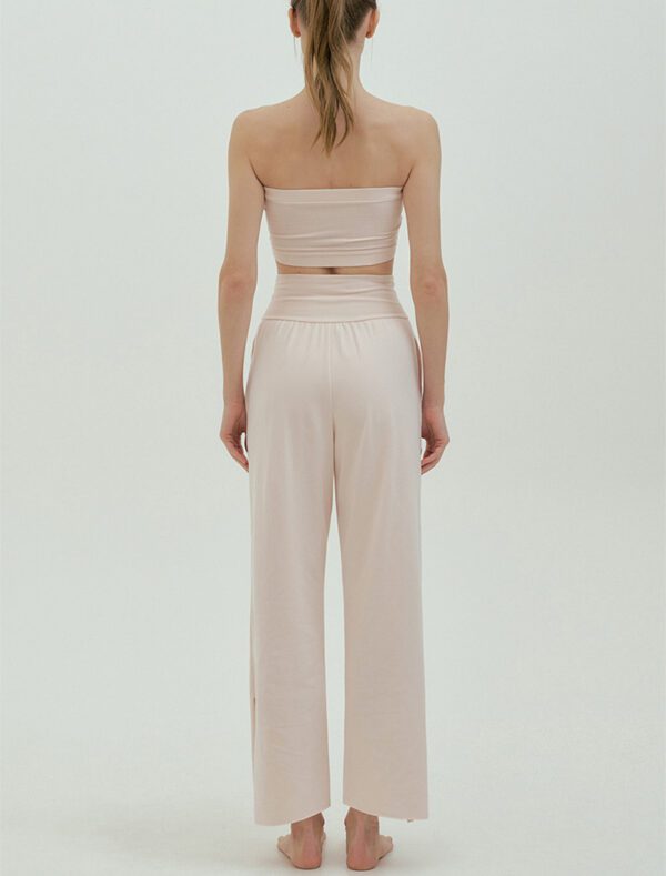 Studio pants milky grey back