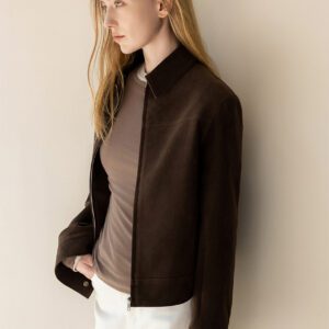 Suede Cropped Jacket side