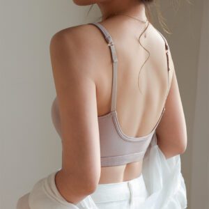 Golden U Glow Tank Top milky white back